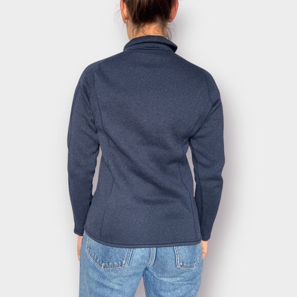 Patagonia Navy Blue Quarter Zip Long Sleeve Pullover - Picture 7 of 9